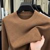Maglione da Uomo a Girocollo Lavorato a Maglia Autunno Inverno Stampa Artigianale a Diamante Manica Lunga Top da Uomo