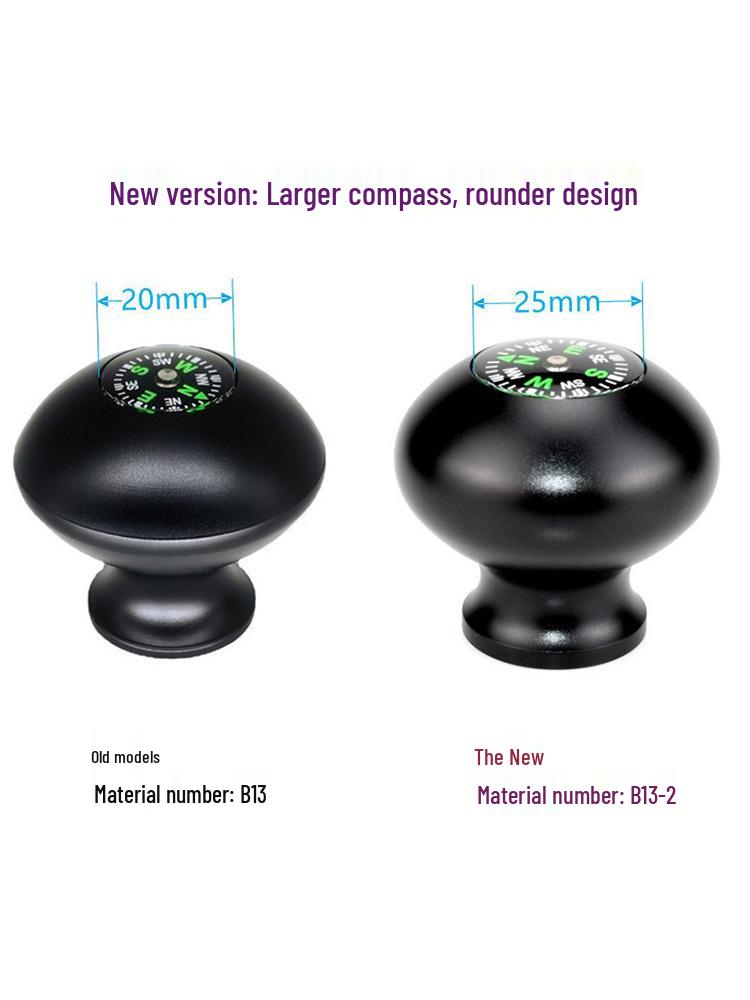 Hiking Stick Compass & Monopod Head for SLR Cameras
