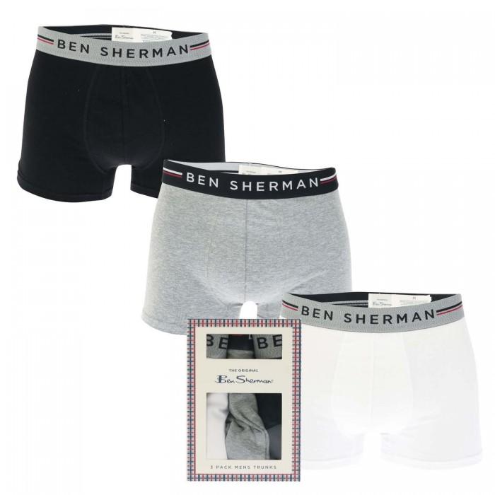 Ben Sherman Herren Roman Boxershorts (Packung mit 3)