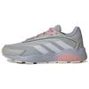 Adidas Neo Crazychaos 2.0 Fabric Mesh Retro Versatile Durable Low-Top Lifestyle Casual Shoes Women Sneaker Gray Pink HP5396
