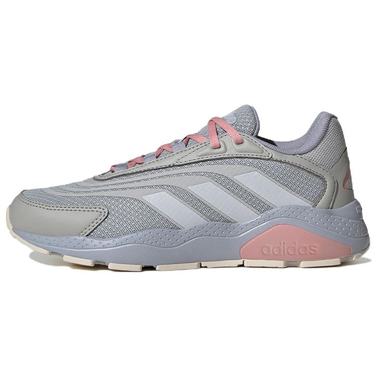 Adidas Neo Crazychaos 2.0 Fabric Mesh Retro Versatile Durable Low-Top Lifestyle Casual Shoes Women Sneaker Gray Pink HP5396