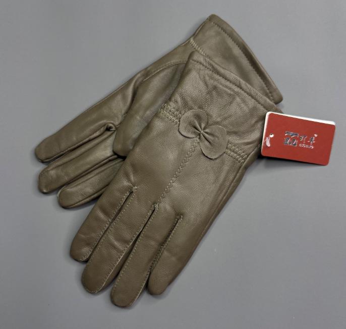 Damen-Winterhandschuhe aus echtem Schaffellleder – warm und stylisch für kaltes Wetter