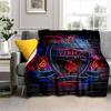 Fc Liverpool Crest Emblem Blanket Camping Trip Home Decor Air Conditioning Blanket Office Rest Blanket Bedroom