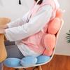 38-75CM Stuffed Eight Petal Flower Plush Pillow Small Daisy Sunflower Sofa Cushion Home Room Decor Girl Stuffed Plush Toys Gifts