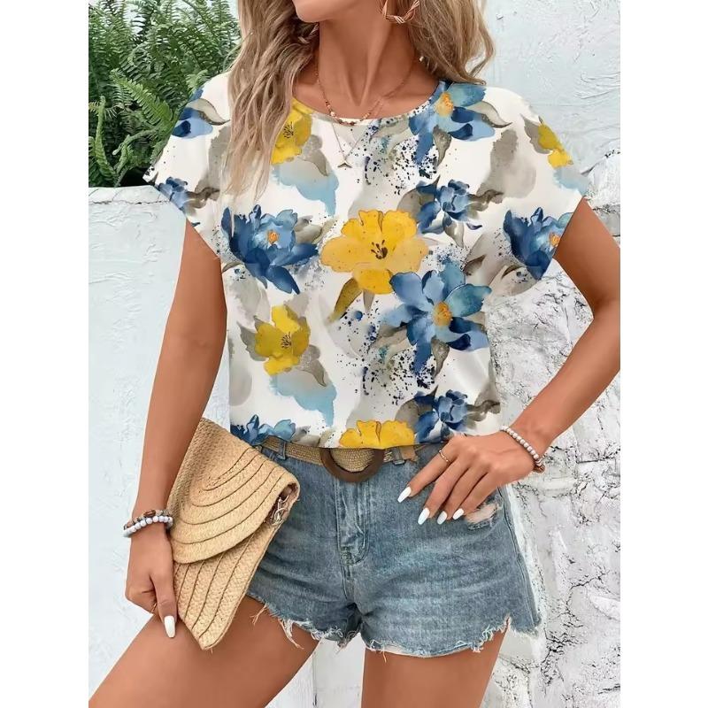 

Женская футболка с граффити Daily Weekend 3D Print с коротким рукавом и круглым вырезом, футболка для девочек в стиле Харадзюку на лето и весну 3XL