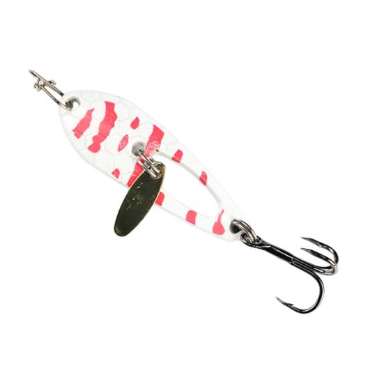 4CM/5G Spinner Blade Lure with Hook Double-sided Reflective Hard Metal Spoon Spinnerbait Rotating Sequin Lure Saltwater Freshwater Walleye Bass