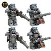 MOC Military T60 Armor Soldiers Mini Anime Action fallouts Figures Weapons Robot Kinghts Building Blocks Bricks DIY Toys  gifts
