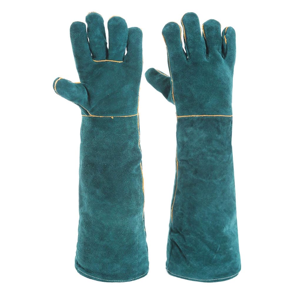 

Wada Kogyo Pet Gloves by Dog for and PG1 Gloves, Bite-Resistant [Recommended Trainers] Cats, Dogs, Gardening, Camping, Long, Normal, Green,