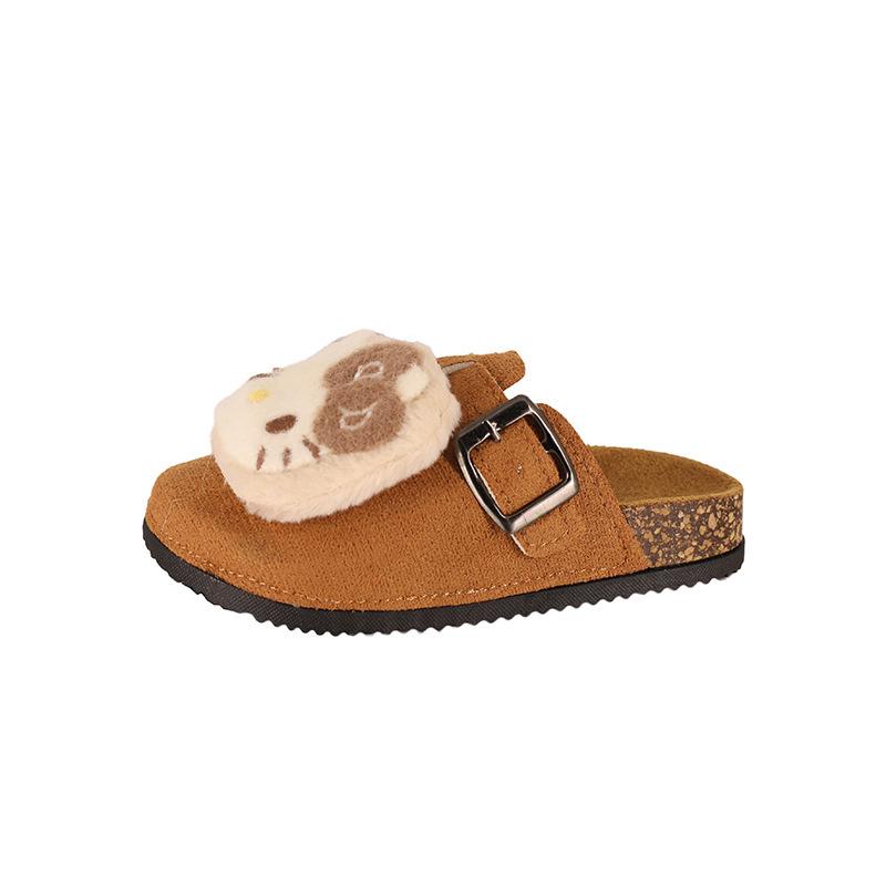 2025 Spring Kids' Birkenstock Princess Slip-on Slippers: Soft Sole, Closed Toe for Little Girls