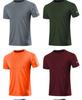 Men's Quick-Dry Loose Fit Sports T-Shirt - Breathable, Sweat-Wicking, Plus Size, Short Sleeve for Summer.
