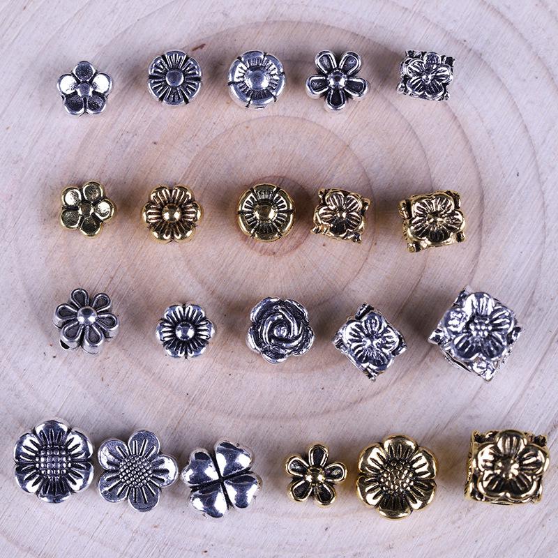 Θιβετιανό Ασήμι Χάντρες Λουλούδι: Αξεσουάρ για Κρεμαστά και Βραχιόλια DIY