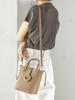 Ships for Women Mini Cube Tote Bag, Women's, 310001178, Beige, One Size