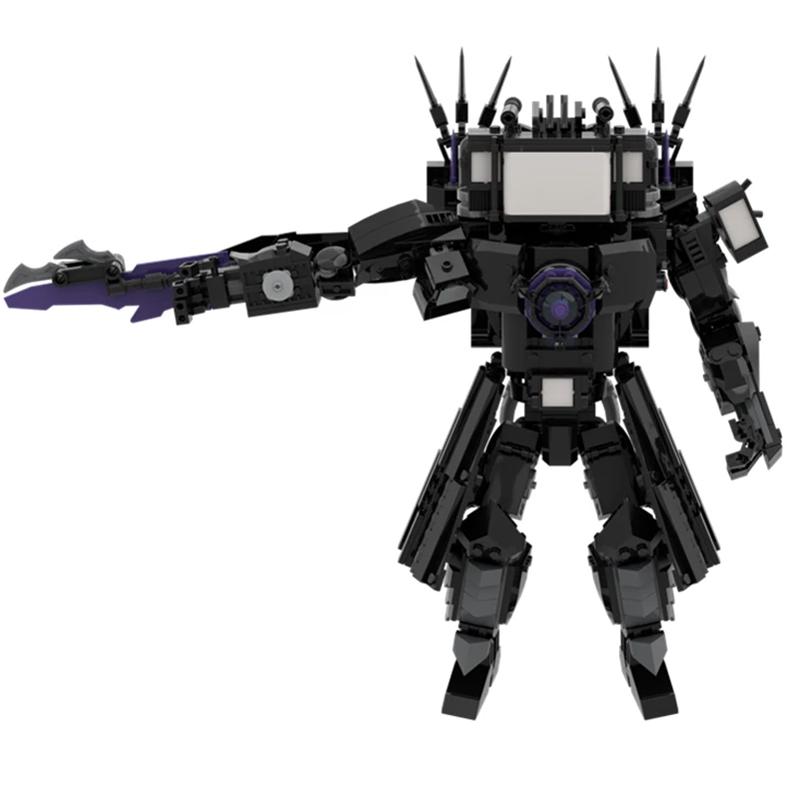 Skibidi Toilet Giant Upgrade Titan TV Man Building Blocks Toys 835pcs DIY Assembly Educational Bricks for Boys Girls Age 8-14 Bi