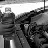 1PC car engine oil filling kit universal funnel with adjustable width clamping clip plastic multifunctional car oil filling tool
