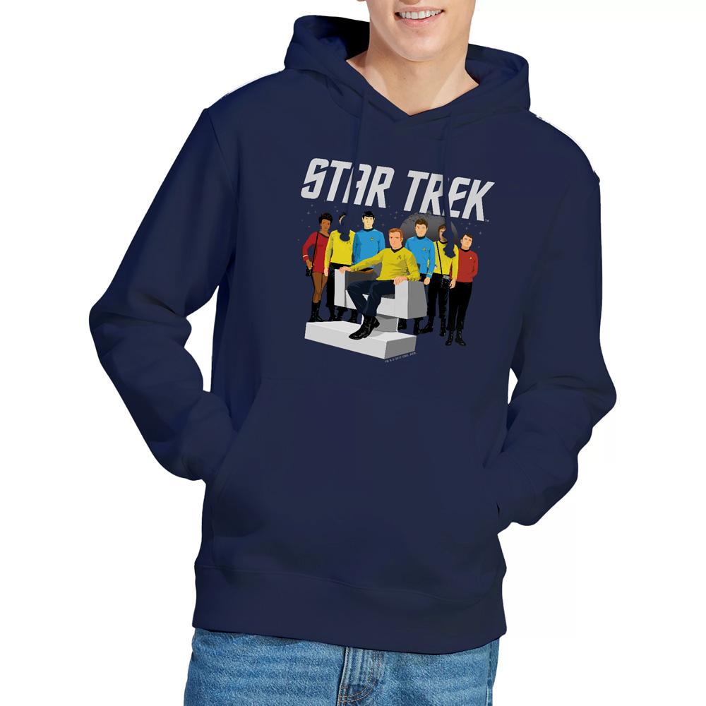 Star Trek Mens Vector Crew Hoodie