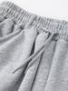 IKALOOK Curved Heavy Brushed Elastic Pants Dpt103
