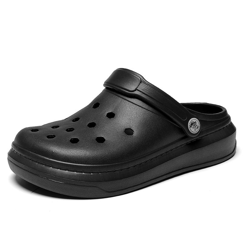 Sandali estivi da uomo Pantofole da spiaggia Scarpe da uomo unisex Aqua traspirante Pantofole da giardino scavate in schiuma Scarpe da acqua per esterni