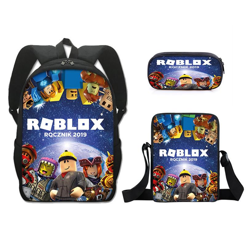 Roblox Kids Backpack Set With Lightweight Oxford Fabric For School And Study Use Color 1