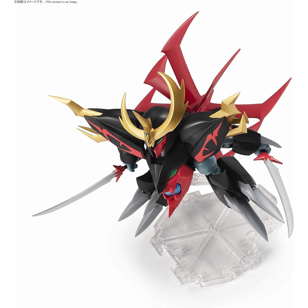 TAMASHII NATIONS NXEDGE STYLE Mashin Unit Evil Battle Horn Painted Action Figure 10cm