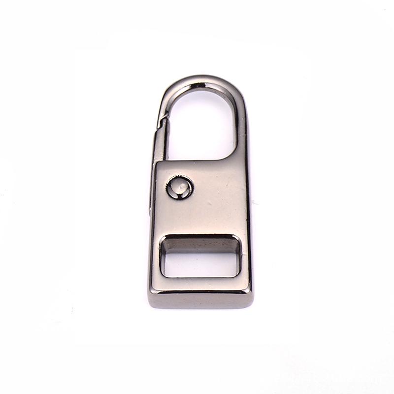 Tool-Free Removable Zipper Pull Tab with Metal Pendant for Luggage, Bags, Jackets, and Shoes