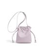 Early Spring Solid Color Leather Geometric Bag Mini Shoulder Bag Crossbody Small Square Bag Exquisite Cloud Bag
