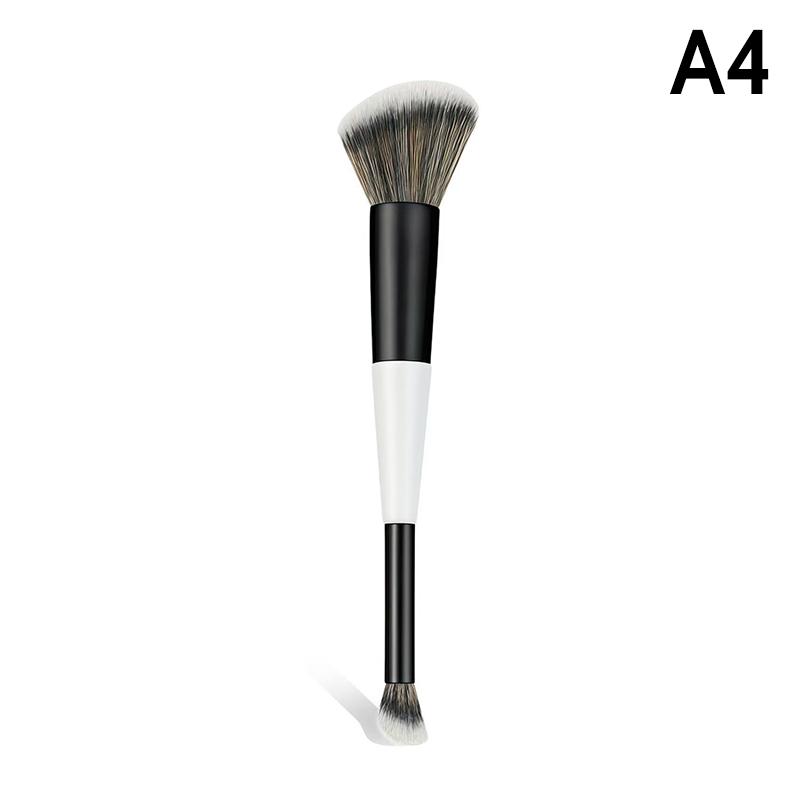 

Dual-Ended Foundation Face Brush Double-Ended Powder Blush Contour And Eyeshadow Concealer Makeup Brushes