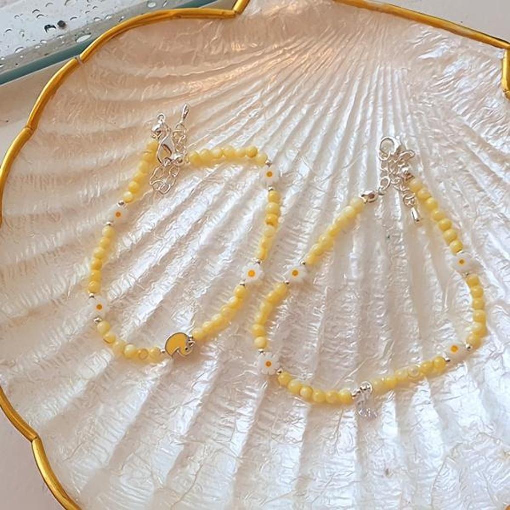 Women's Daily Fashion Daisy Cubic Bead Bracelet