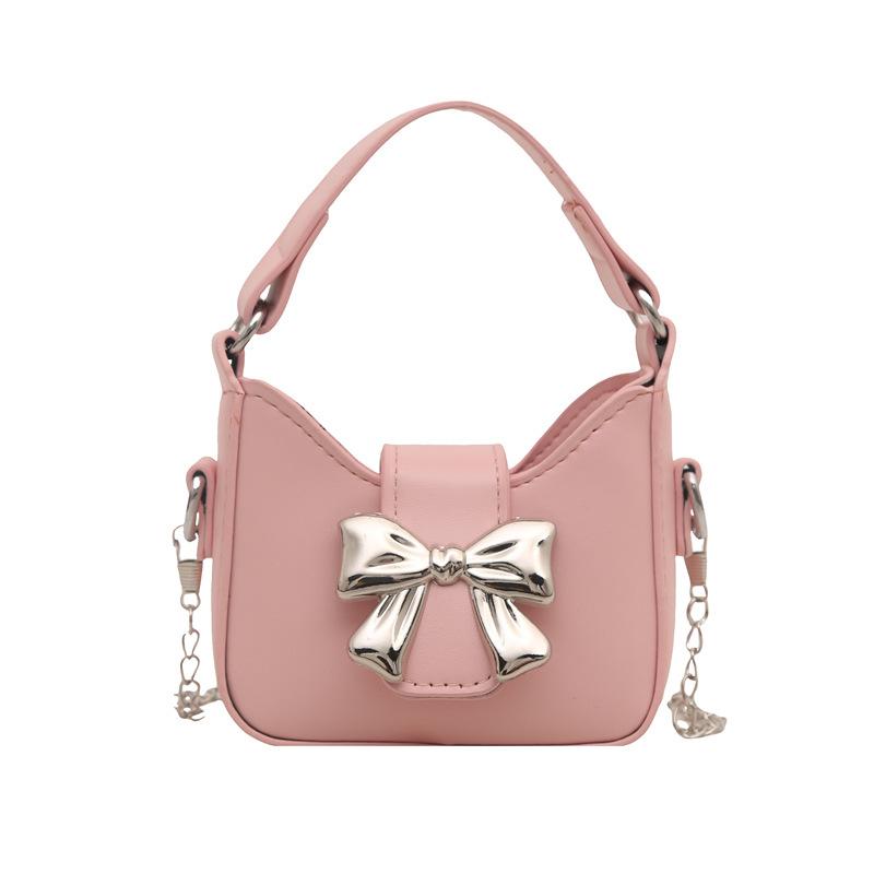 Niche bow handbag 2025 new spring and summer trend sweet and cool mini lipstick chain bag crossbody small bag women