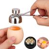 Practical Stainless Steel Egg Topper Cutter Boiled Egg Shell Opener Tool