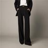 ESE-Y Women's High-Waist Commuter Wide-Leg Suit Pants