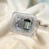 Transparent Hand Operated Music Box Musical Ornaments Acrylic Creative Crafts Ornaments  Children