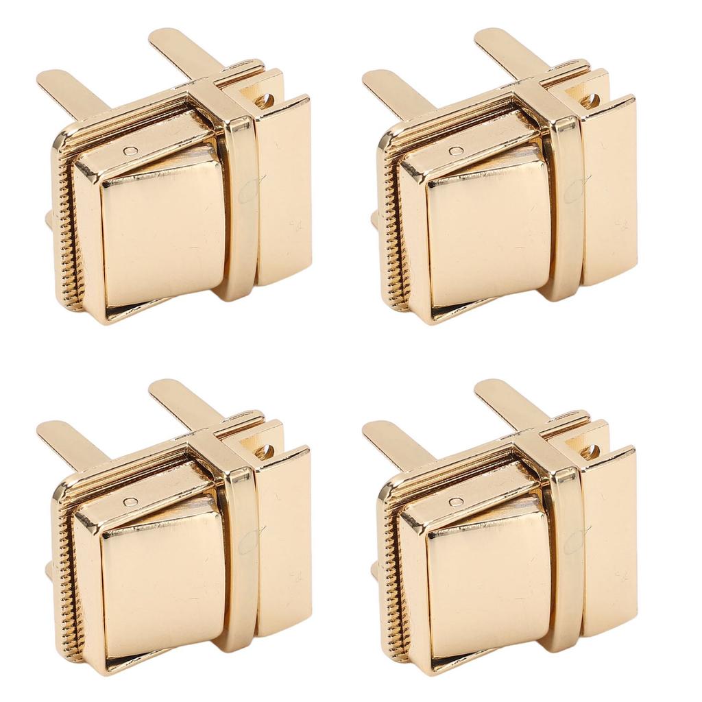 10 SetsPack Purse Lock 2.3x2.8cm  0.9x1.1in Classic Design DIY Replaceable Alloy Bag Fastener