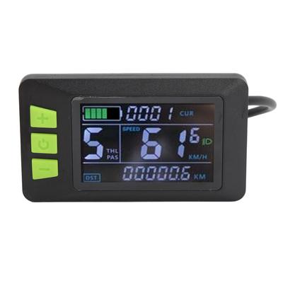 Electric Scooter LCD Display Meter 6 Pin Water Resistant Electric Scooter Display Control Panel for 24V 36V 48V 52V 60V