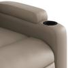 Recliner with Rising Aid Cappuccino Brown Artificial Leather