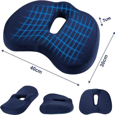 Memory Foam Non-Slip Seat Cushion For Office Chair Tailbone Pain Relief Breathable Mesh Seat Cushion Pillow Pad