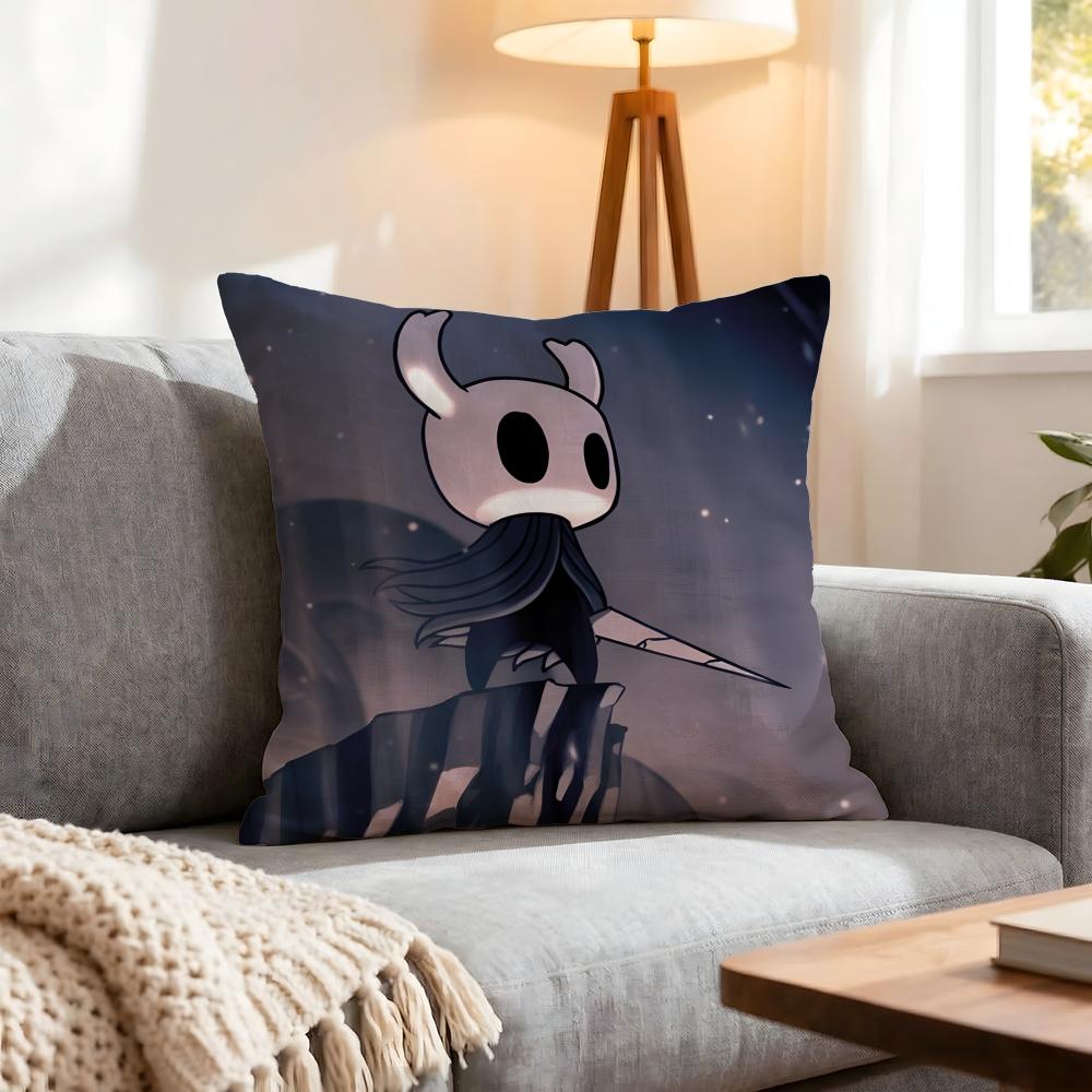 Game Hollow Knight Cushion Cover 1Pcs Decorative Covers Soft Cushion Case For Sofa Couch Decor 40X40 45X45 Pillowcases