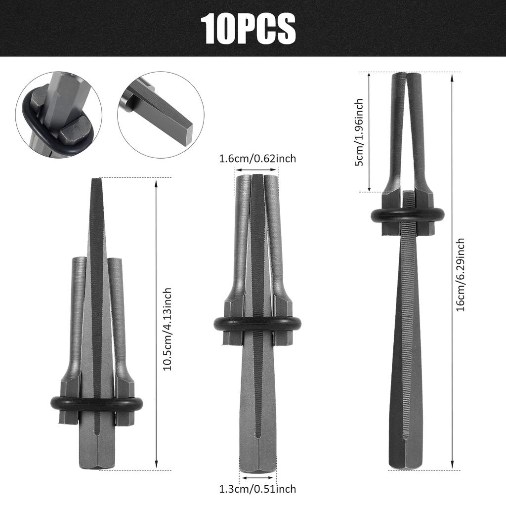 5/10Pcs  Stone Splitting Tools Heavy Duty Steel Rock Splitting Wedges and Feather Shims for Concrete Rock Stone 5/8 Inch
