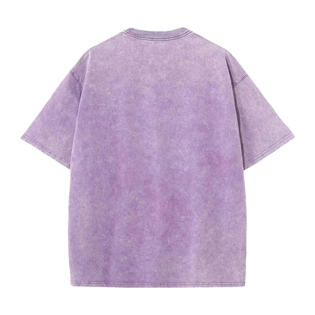 Men's Printed Round Neck T-Shirt Casual Sports Short-Sleeve Top