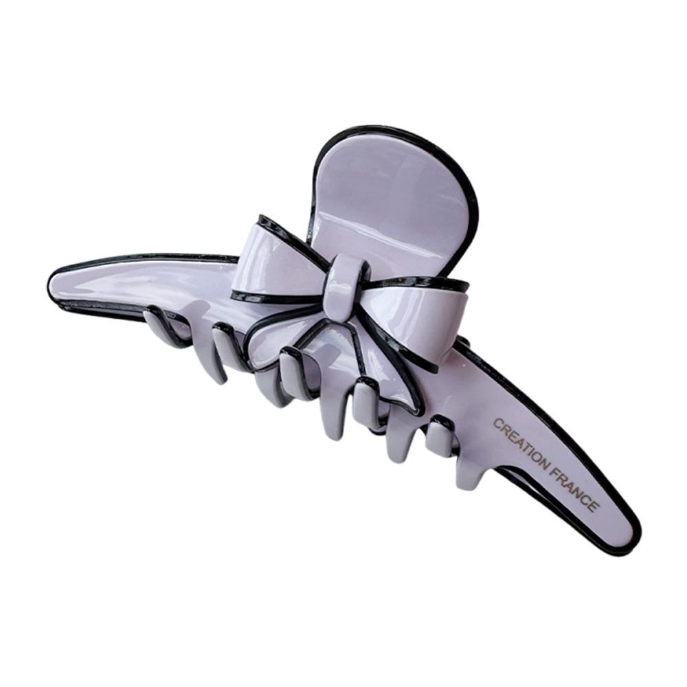 Large Size Acetate Hair Clip High-end Design Double-sided Bow Clip Hairpin  Girls Hair Ornament
