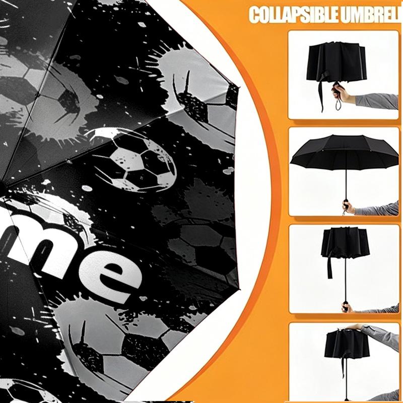 Custom Name Personalized 05 1FSV Mainz 05 Print Umbrella, Auto Open Close, 8‑Rib Sturdy Frame, Commute Camping Hiking Use, Birthday Gift