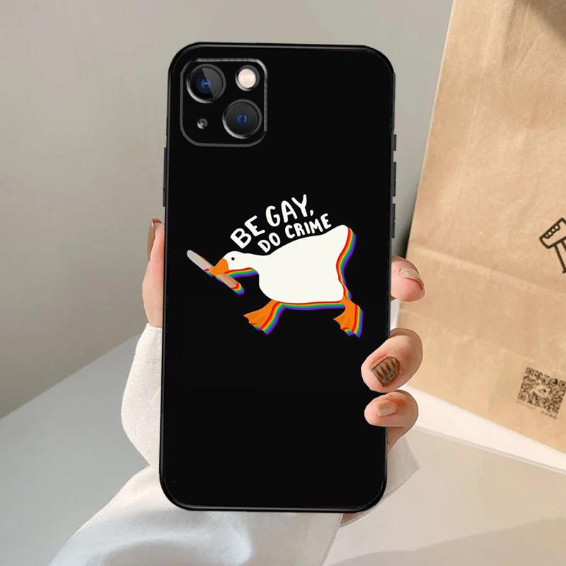 Untitled Goose Game Phone Case For iPhone 17 Air 16 15 14 13 11 12 Pro Max 13 12 mini 15 16 Plus 16e Cover Coque