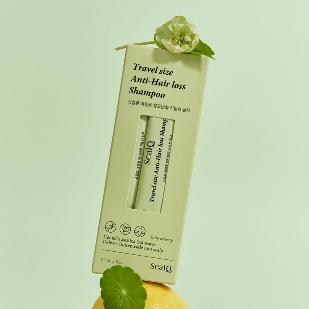 Travel-size Functional Shampoo for Hair Loss Relief, 10ml X 20 Packs