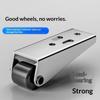 2Pcs Sliding Door Roller Pulley Universal Furniture Caster Wheel Mini Silent Easy-Glide Track Pulley Roller For Table Cabinet