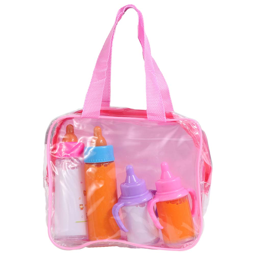 Milk & Juice Bottles Baby Bottle Pacifier Toy Play House Doll Feeding Bottle  Baby Doll Accessories