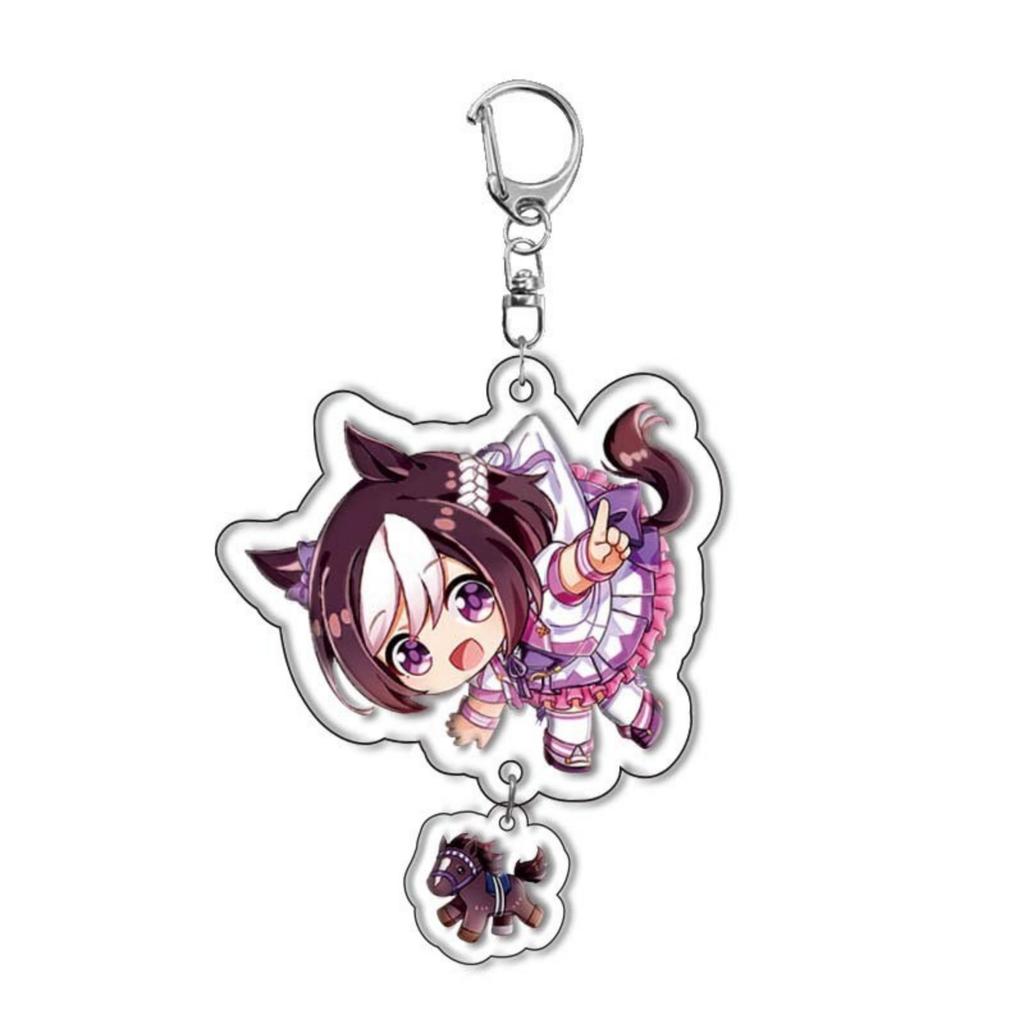Acrylic Keychain Pendant Student School Bag Cute Decoration Small Gift