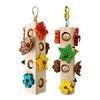 2PCS Wood Bird Chew Wooden Block Stick Toy For Pet Parrots Teeth Grinding And Stress Reduce Cage Entertainment Toy