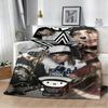 3D T-Tokio oF Band H-Hotel Music Singer Flannel Blanket Soft Throw Blanket Art For Home Decor Bedroom Bed Sofa Picnic Fans Gifts