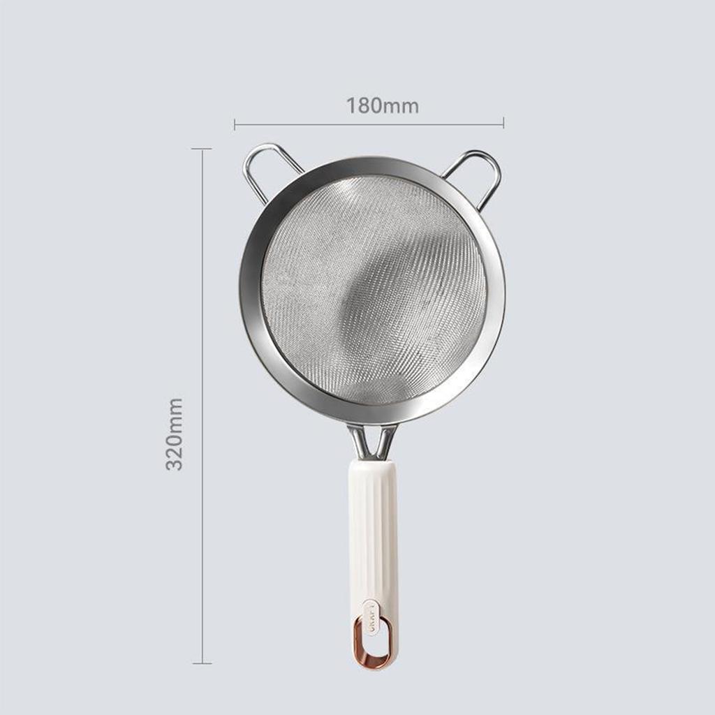 Stainless Steel Mesh Strainers Multifunctional Fine Mesh Strainer with Handle for Flour Baking Kitch