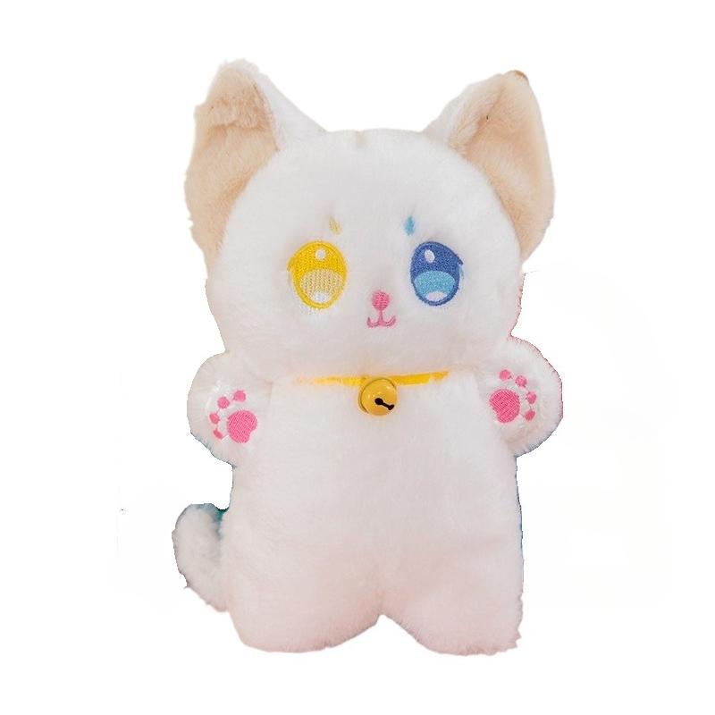 24cm Black and White Cat Plush Toy Grab Stuffed Animal Patung Dolls Children s Toys