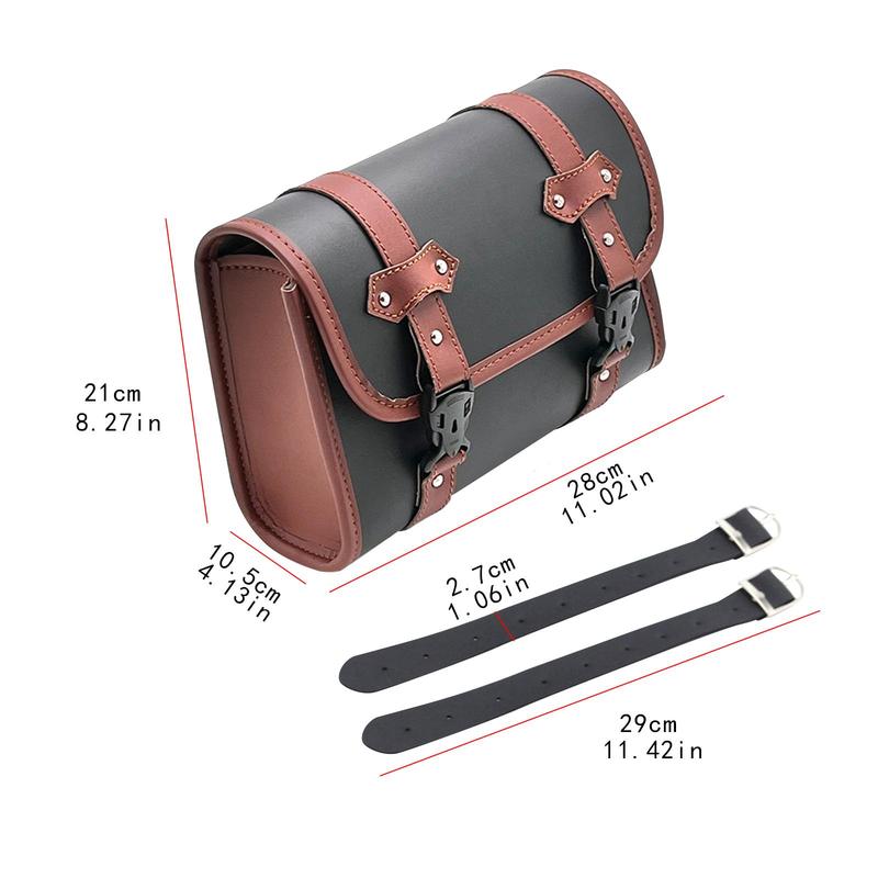 Generic Motorcycle Tool Bag Fork Bag Easy to Install Motorbike Saddle Bag